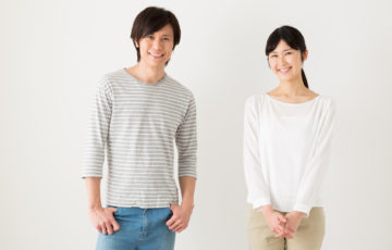portrait of young asian couple