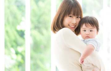 portrait of asian family relaxing